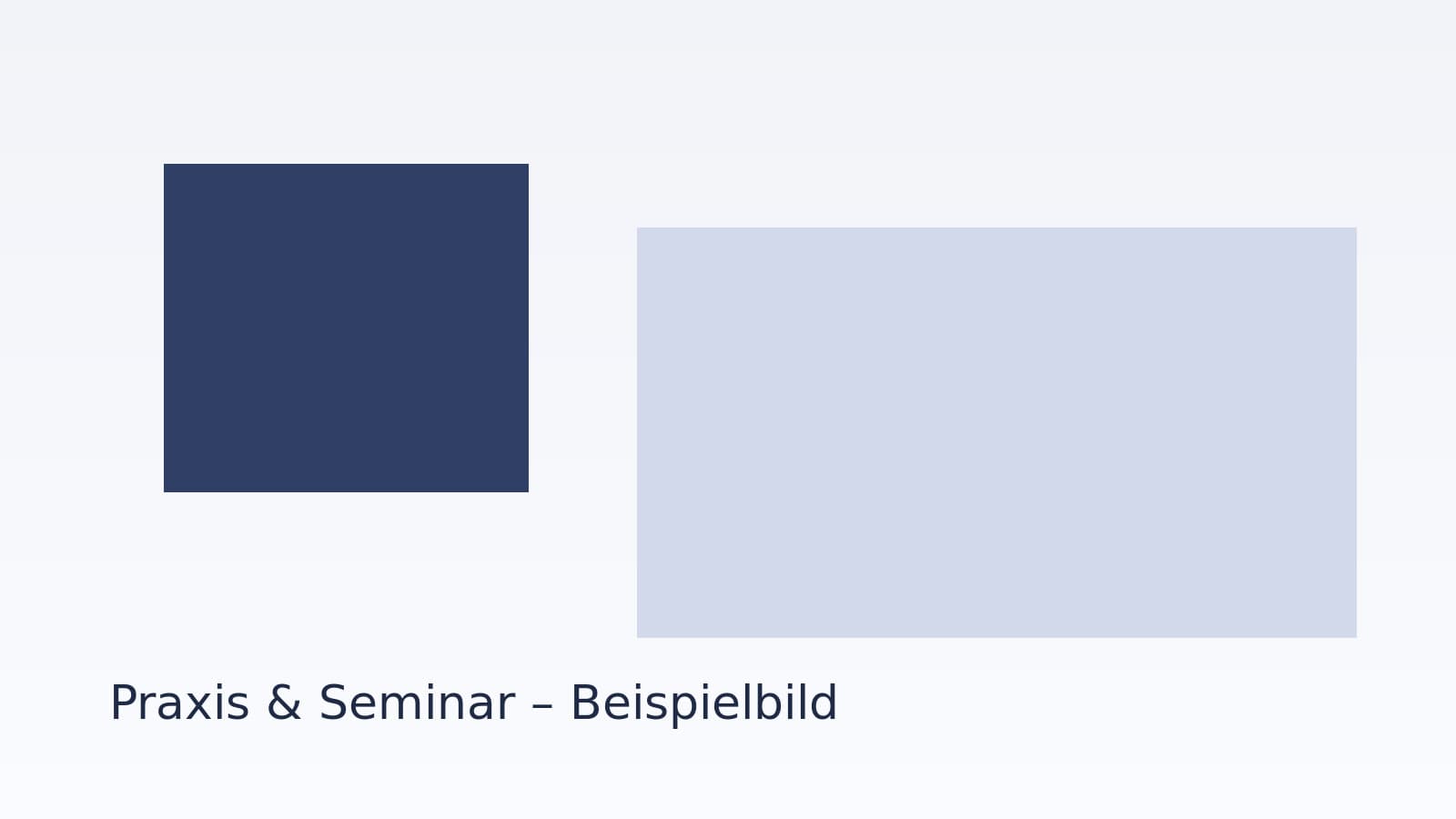 Seminar und Fortbildung in der pädagogischen Praxis